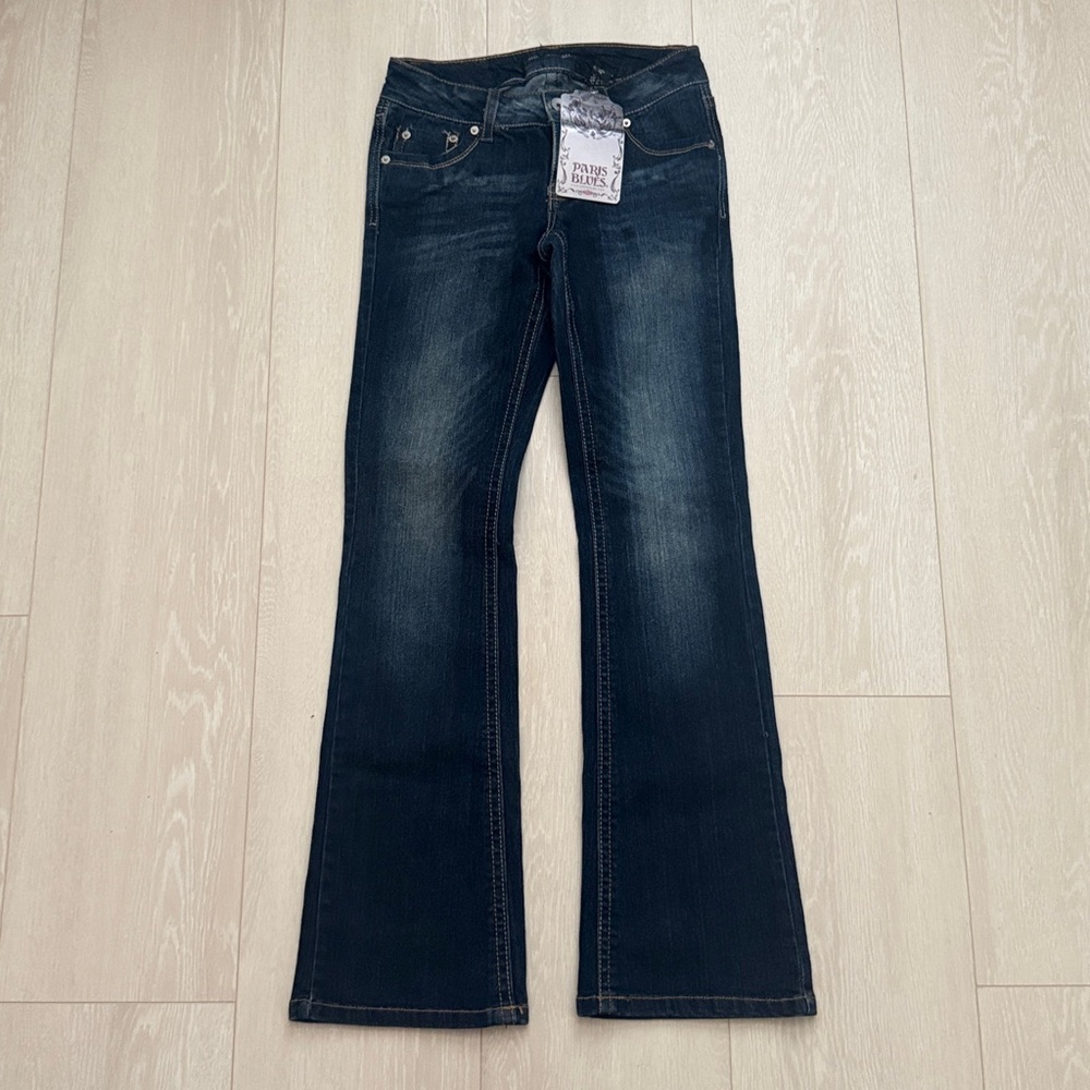 3/$10 Paris Blues Midnight Blue Flare Jeans